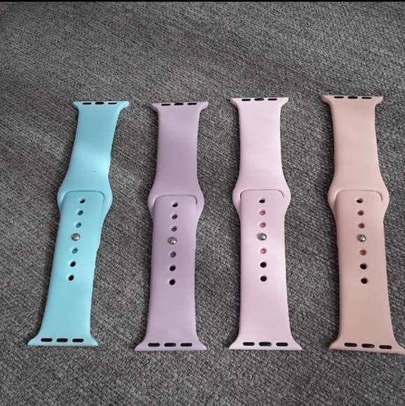 Rose Gold Apple watch Series 3 + 10 bands - Picture 7 of 8